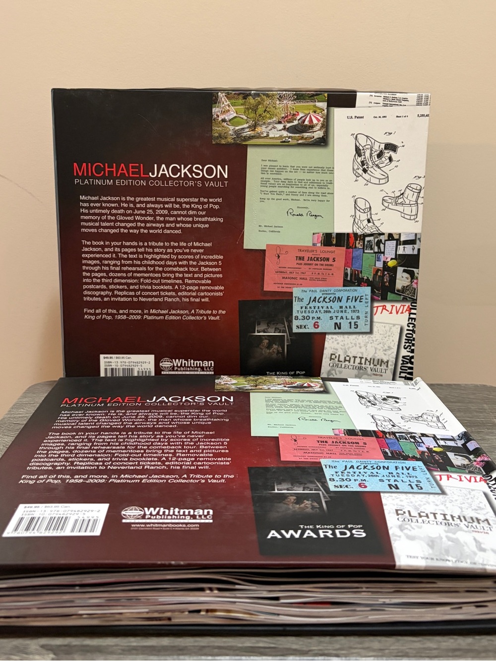 MJ  "A Tribute to the King of Pop 1958-2009" Platinum Ed. Collector's Vault - Picture 2 of 13